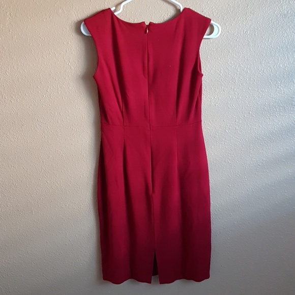 Lafayette 148 NY Red Sheath Dress - P - Picture 2 of 5